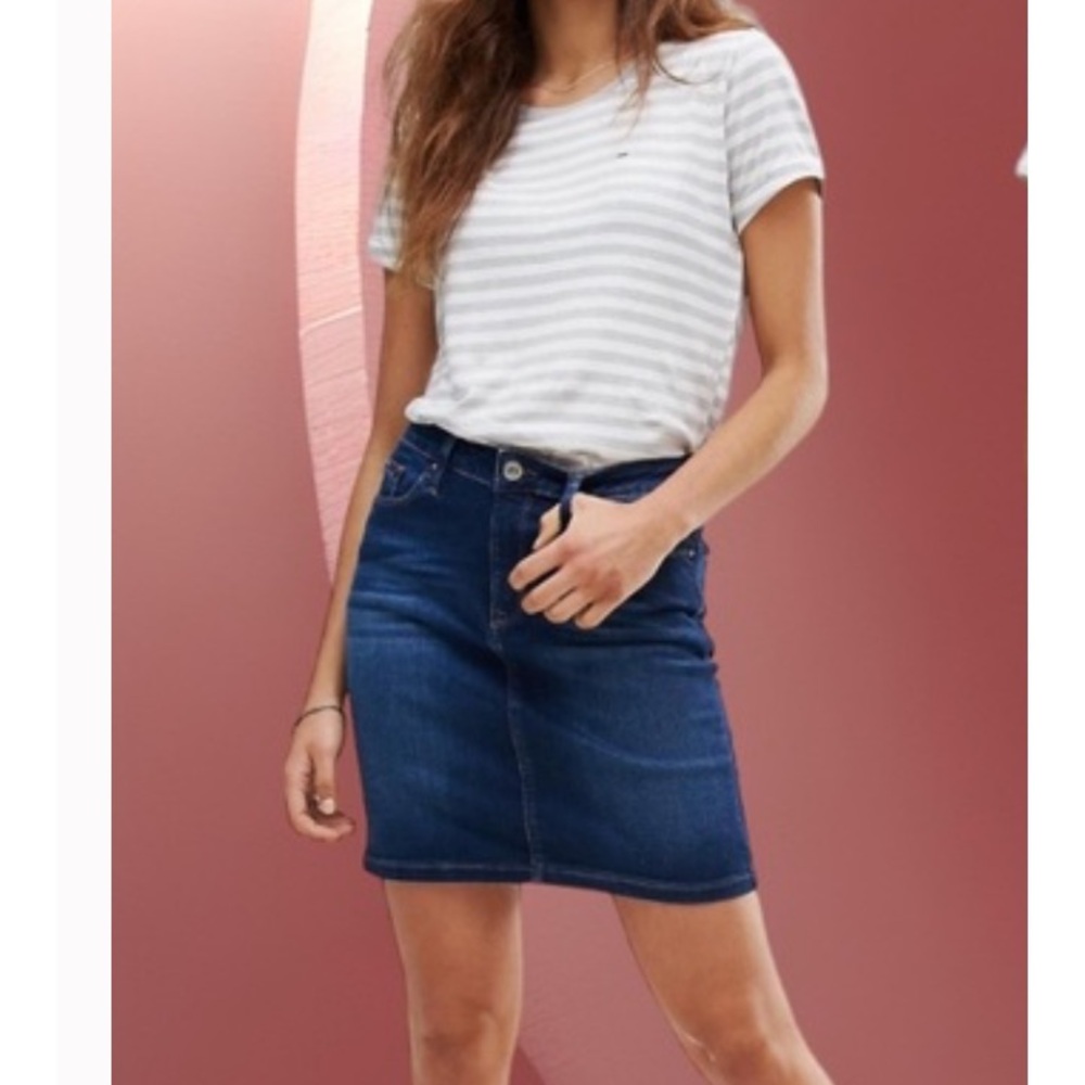 Tommy Hilfiger Denim Skirt Ladies Size 16 Denim Jean Skirt